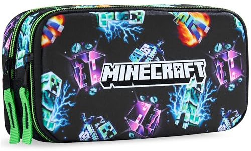 Get Trend Minecraft-pennfodral, Multi/svart Minecraft, Pennskrin