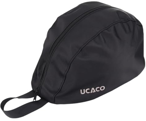 Ronyme Borsa Portacaschi Portatile con Maniglia Per Trasporto, Porta Casco Moto Leggera, Impermeabile, Borsa Moto con Cerniera Liscia per Casco Da Bicicletta, Sci, Basket, Fitness e Outdoor