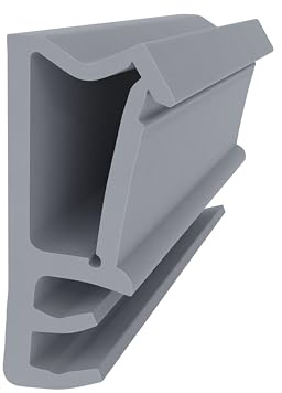 Flügelfalzdichtung für Holzfenster - Grau - 6 Meter - 12 mm Falzhöhe - 4-5 mm Nutbreite - Fensterdichtungen Holzfenster - Fenster Dichtung