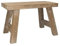 EMH Pequeño taburete de ordeño del estilo de la cabaña de madera del abeto los 31x14.5x19.5cm