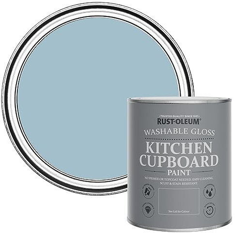 Rust-Oleum Blue Kitchen Cupboard Paint in Gloss Finish - Nan's Best China 750ml