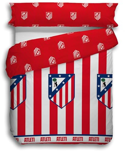 ASDITEX Funda nórdica Atlético de Madrid Producto Oficial para (Cama 135)