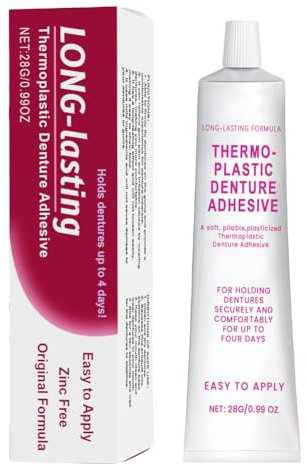 Gel adhésif pour prothèses dentaires, colle thermoplastique, prothèses dentaires, colle adhésive pour prothèses dentaires, colle thermoplastique, poignée pour prothèses dentaires