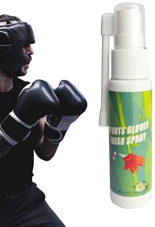 Trochate Boxing Glove Odor Remover 30ml - Gym Bag Deodorizer - Cleaner Spray for Sports Athletic Gear Gym Bags Work Boot Helmet Shoes Football Pads Clothes Boxing Gloves