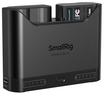 SMALLRIG EN-EL15c Camera Battery Set for Nikon, 22.5W Dual Slot Charger, 1940mAh Batteries, Fit for Nikon ZR, Z6III, Zf, Z8, Z7II, Z7, Z6II, Z6, D850, D810, D780, D750, D500, D7500, D7200-5486