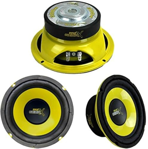 COPPIA DI ALTOPARLANTI DIFFUSORI WOOFER PYLE PLG64 PLG 64 DA 16,50 CM DI DIAMETRO 165 MM 6,5 DA 300 WATT RMS E 600 WATT MAX A COPPIA CON IMPEDENZA 4 OHM PER PORTE PORTIERE E SPORTELLI AUTO DA PREDISPOSIZIONE