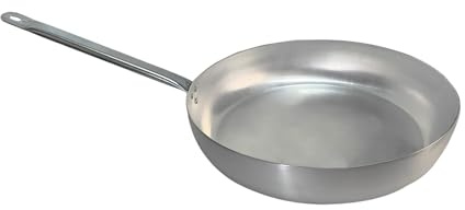 Pentalux Aluminiumpfanne 28 cm, Silber / Schwarz, ohne Antihaftbeschichtung