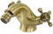 Retro Bidet Zweigriff Armatur Bidetarmatur Wasserhahn Bidetmischer Sanlingo Messing Bronze