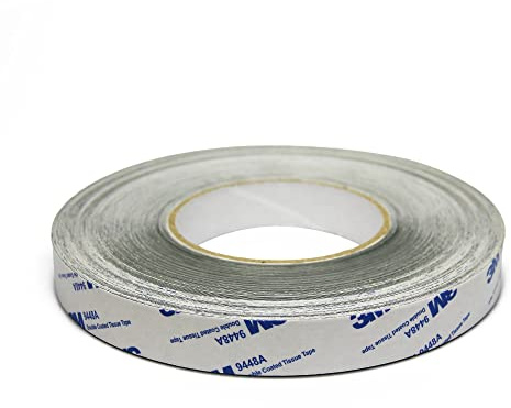 FIRST4MAGNETS Steelflex® Gloss White & Premium Self-Adhesive Steel Tape Pour Créer Un Aimant de Surface Restera á - 20mm de Large - 30 M de Longueur