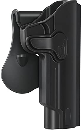 1911 Holster for Colt 1911, Kimber 1911, S&W 1911, Taurus 1911, Remington 1911 R1, Sig 1911, Ruger SR1911, GSG 1911, 1911 Paddle Holster, 360° Adjustable OWB Holster - Right Handed