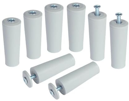 8 x INOVATEC Anschlagstopper 60 mm grau für Rollladen Rolladenstopper Anschlagpuffer Fenstersicherung