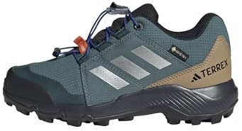 adidas Terrex Gore-Tex Hiking Shoes Kids, Scarpe da Trekking Unisex-Bambini, preloved Teal/Silver Met./Semi Lucid Blue, 33 EU