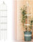 Yesbon Torre de Obelisco de Jardín, Obeliscos para Plantas Trepadoras, Soporte para Plantas Trepadoras, para Jardín, Soporte de Flores para Interiores,Blanca,95 * 22 cm/37.4 * 8.6 in