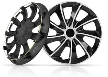 ILQNZCNM Tapacubos de 15 Pulgadas for llanta de automóvil, tapacubos de Acero for Rueda Exterior