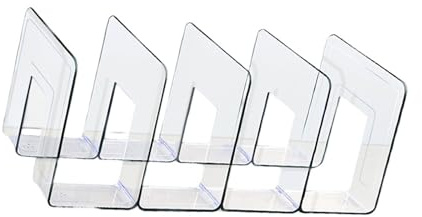 Elegante organizador de bolsos de acrílico transparente y resistente, divisor de estante de 4 secciones para armario y soporte de exhibición, soporte de almacenamiento, soporte para bolso de vestidor