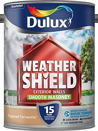 Dulux Weathershield Smooth Masonry Paint - Toasted Terracotta - 5L
