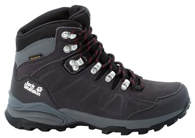 Jack Wolfskin Damen Refugio Texapore Mid W, Dark Steel / Purple, 39 EU