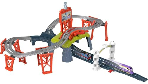 ​Fisher-Price Thomas & Friends Race for the Sodor Cup – Thomas and Kana push-along train and track race set for kids ages 3 years and older
