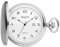 Regent Herren Taschenuhr Savonnette Verchromt 47 MM Quarz Arabische Zahlen Datum P-739
