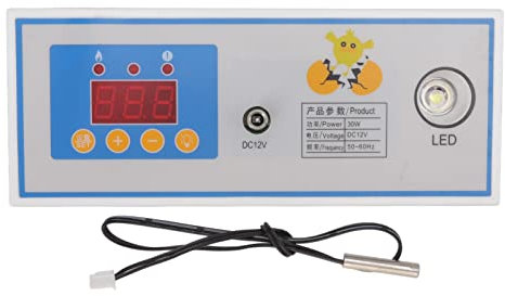 Inkubatoren Für Bruteier, Ei-Inkubator, Inkubator-Temperaturregler, Digitaler Vollautomatischer Inkubator-Thermostat Für Ei, 30 W, 12 V