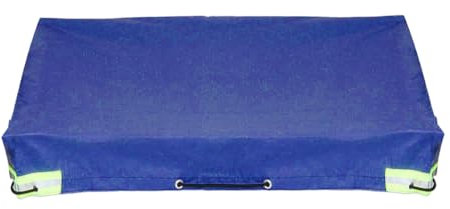 Strapazierfähige 2,1 m x 1,2 m wasserdichte Anhängerabdeckung – 420D Oxford Anhängerplane mit Seil