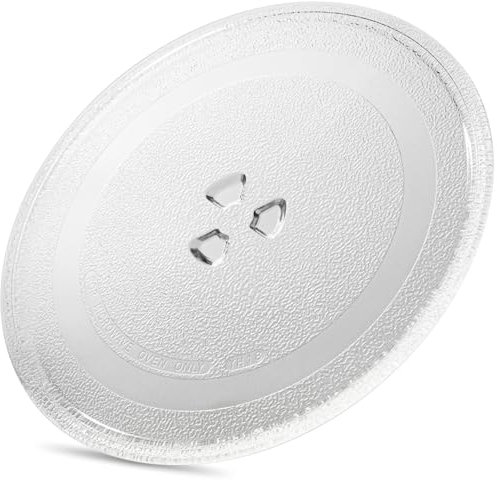 Drehteller Ø 245mm für Mikrowelle Glasteller Drehteller Ersatzteller Glasplatte Glasdrehteller für Mikrowellen Mikrowellenteller mit 3 Noppen