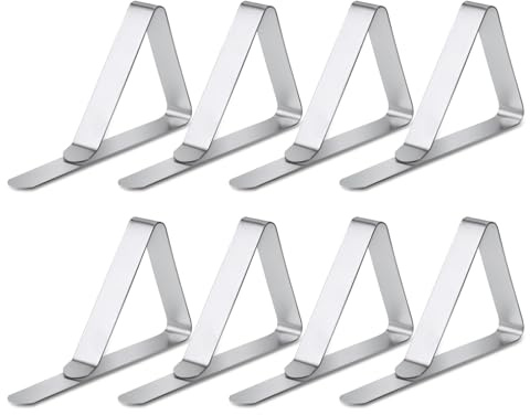 XIHIRCD Table Cloth Clips, Picnic Table Clips Holders Elastic Strap Clip Fit for 3.5-7cm/1.38-2.76in Thickness Table Bed for Sofa Bed Outdoor Party Securing Tablecloth Picnic (Big)