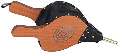 Fuelle de Chimenea de Madera, Fuelle de Chimenea de Gran tamaño para Barbacoa al Aire Libre para Acampar al Aire Libre para Chimenea Interior