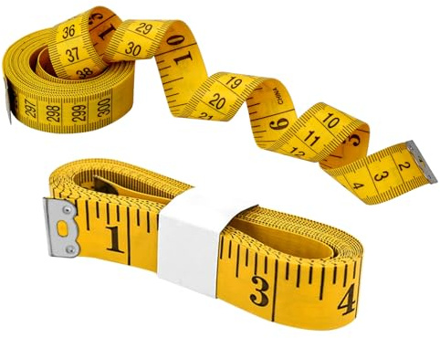 120 Inch/300cm Soft Body Measuring Tape – 2 Pack Dual-Sided Flexible Tape for Body, Sewing, Tailor, Dressmaking & Fabric Measurement