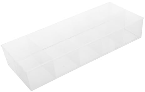 LOLIPPYY Organizer Bustine Tè in Plastica Trasparente con Scomparti Contenitore Compatto e Resistente per Cucina Scatola Portabustine Snack Dimensioni