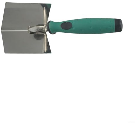 Yuanpgky Paleta de esquina para paneles de yeso de acero inoxidable para ángulos internos y externos de 90 grados, herramienta profesional de enlucido y acabado para proyectos de renovación del hogar