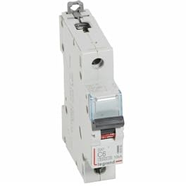 407650 Disjoncteur Unipolaire 6a - 1p Courbe C - 6/10ka - à Vis - Legrand Dx3
