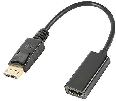 Orbsmart DisplayPort 1.2a auf HDMI 2.0 Adapter - 4K@60Hz (Ultra-HD) & 3D aktiver Adapter | DisplayPort (DP 1.2a) to HDMI 2.0 Adapter | Signalwander | Kabel | Stecker