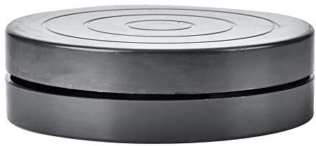 Tissting Plato Giratorio de Arcilla, Soporte Giratorio 360° para Cerámica y Decoración de Pasteles, Tamaño Mini 11.5cm, Plástico ABS, Herramienta Multifuncional para Artesanos
