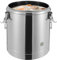Dekltus 30L Suppentopf, Lsolierter Warmer Suppentopf, Thermospeisebehälter aus 304 Edelstahl, Kochtopf für Restaurants, Kantinen, Hotpot-Geschäfte & Hotels