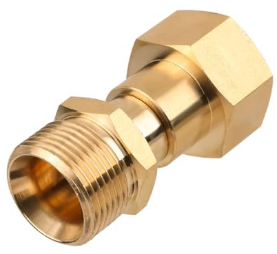 Gosknor Raccord Rapide Nettoyeur Haute Pression, Mâle M22-14mm Pivotant Raccord Nettoyeur Haute Pression Adaptateur pour Nettoyeur Haute Pression pour Pompe de Tuyau de Nettoyeur Haute Pression