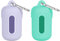 Dog Poop Bag Holder,2 PCS Silicone Pet Waste Bag Dispenser with Metal Hook Fits Any Leash for Pet Dog(not included dog poop bags)