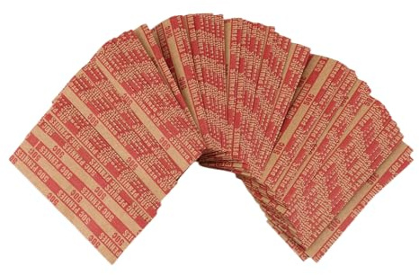 Tacdas 100 PCS Buste per Monete da 1 Centesimo, Buste Piatte In Carta per Monete da 1 Centesimo
