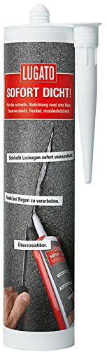 Lugato Sofort Dicht 310 ml - Wasserdichte, flexible Streichabdichtung für das Dach