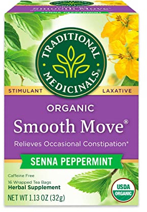 Traditional Medicinals Organic Smooth Move Peppermint 16 Tea Bags