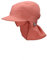 Sterntaler Schirmmütze Nacken Basic - Unisex Baby- und Kinder Mütze mit Nackenschutz - UV-Schutz 50+ Hut aus Popeline (Bio) - leichte Sommer Kopfbedeckung mit Gummiband - rosenholz, Größe 55