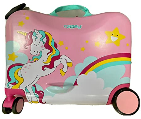 GIOLLY Vagn HYDD Enhörning, Rosa