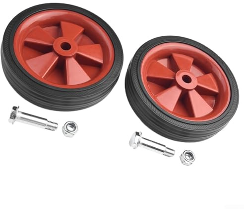 Lot de 2 roulettes de rechange pour compresseur d'air, amortisseurs d'air, antidérapantes, résistantes aux chocs, pour pompes à air, machines sans huile (15,2 cm)