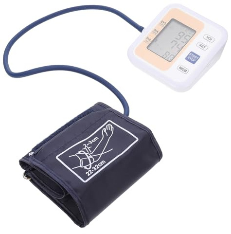 Healvian Tensiomètre Bras Supérieur Sphygmomanomètre Numérique Pour Usage Domestique Mesure De La Pression Artérielle Mémoire Des Données Écran Lisible Pour Suivi Santé