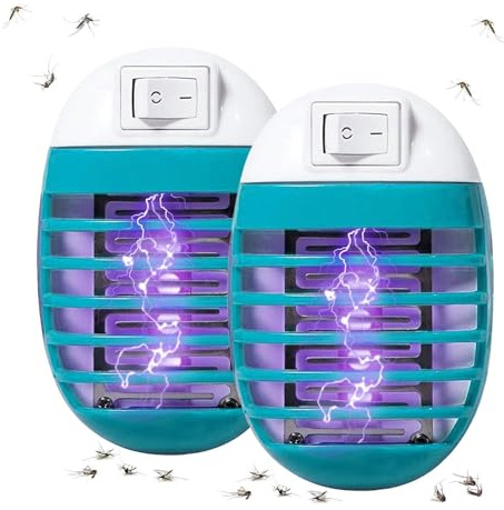 Enchufe Zapper - Lámpara De Trampa Eléctrica Ganut Con Rejilla Luminosa UV | Colector De De Insectos Lámpara Antiinsectos, , Plagas, Enchufe Eléctrico UV, Dispositivo Anti-