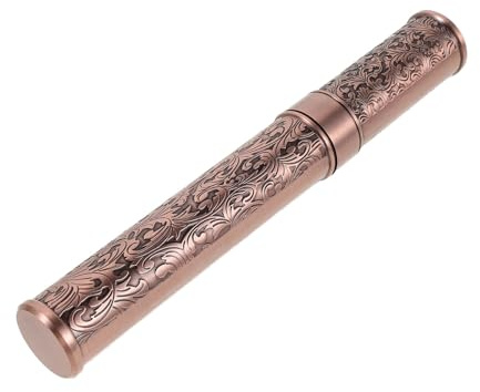 HEMOTON Étui à Cigares Portable en Métal Joint Étanche et Protection Ignifuge, Tube Porte-cigare Individuel Voyages en Extérieur Amateurs de Cigares