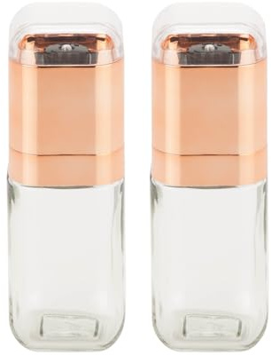Honey-Can-Do 2-Piece Spice Mill Set, Rose Gold