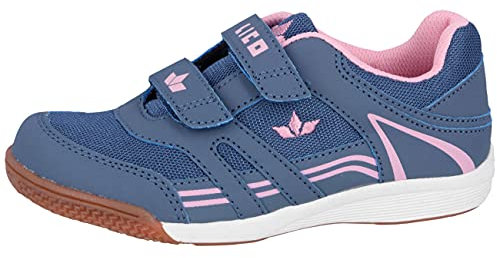 Lico Unisex Kinder Active Indoor V Hallenturnschuhe, Grau Rosa, 34 EU
