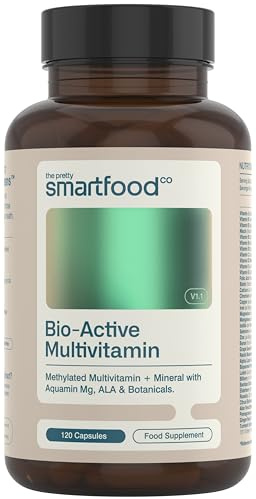Powerful Multivitamins and Minerals - Multivitamin Tablets for Men & Women - Highly Bioavailable Vitamins & Minerals - 37 Ingredients & Herbal Extracts - 120 Easy to Swallow Capsules - Made in the UK
