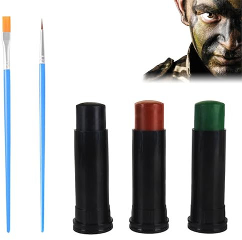 Bodypainting Farben,Öl Creamy Blendable Stick,Körperfarben Set,Gesichtsfarbe Stick,Ölbasierte Ungiftig Schminkstifte für Gesicht & Körper,Make-Up Face Paint Stick für Halloween Körperkunst Karneval